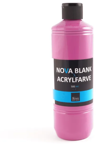 Nova Acrylfarbe Glänzend 500 ml. Pink