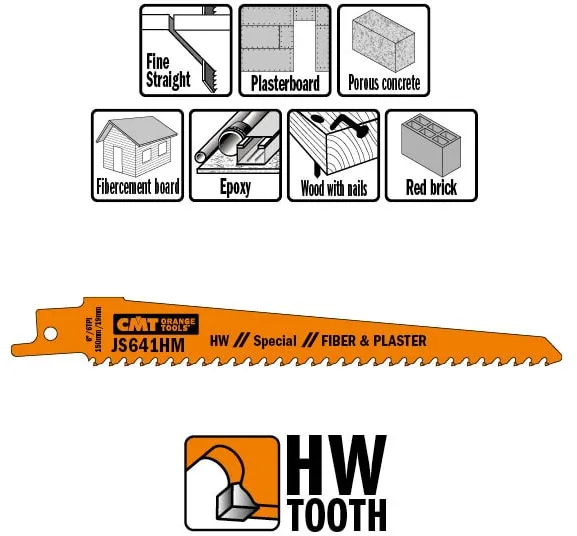 CMT Bajonett-Sägeblatt 150mm HM Spec