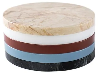 Valerie Objects Five Circles Schneidebrett/Untersetzer Set C Mehrfarbig