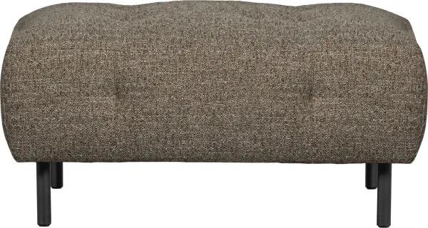 Lloyd, Sofapouf, dunkelbraun, H45x90x90 cm