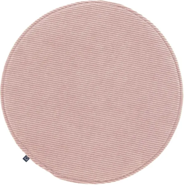 Sora, Sitzkissen für Esszimmerstuhl, hellrosa, H2,5x35x35 cm