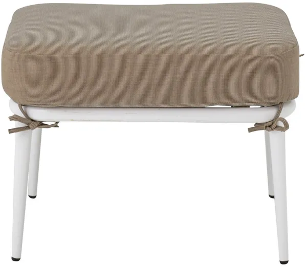 CREATIVE COLLECTION Cia Hocker, m. Kissen - Seil und weißes Metall