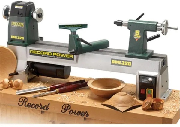 Record Drechselbank DML320 mit variabler Geschwindigkeit - M33